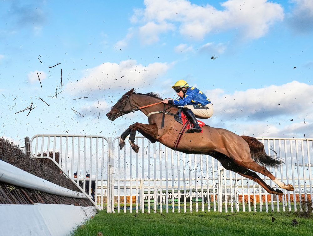 Es Perfecto winning at Kempton under Gavin Sheehan